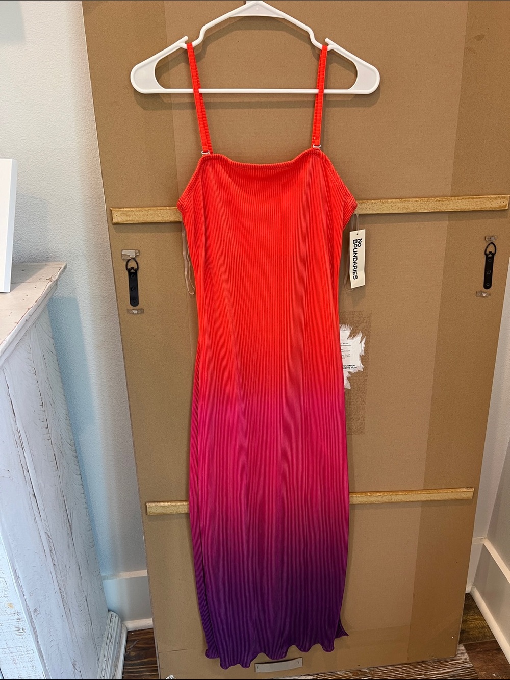 No Boundaries Pink Combo Maxi Tube Dress